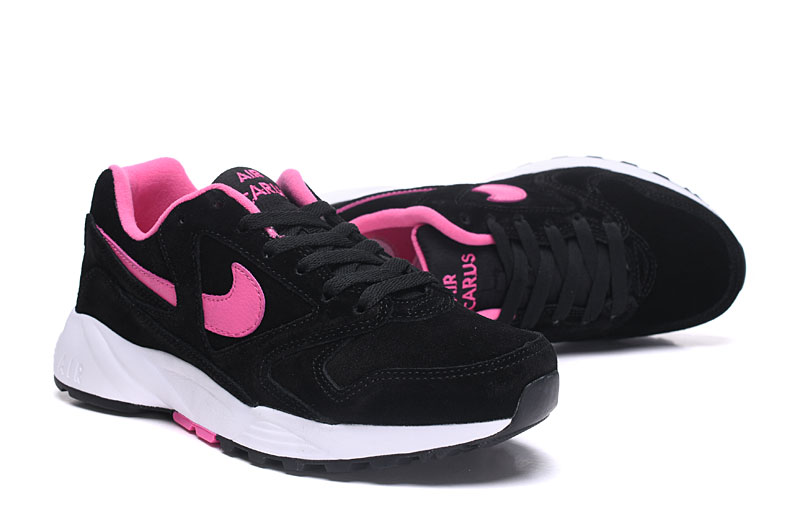 Women Nike Air Icarus Extra QS Black Pink - Click Image to Close